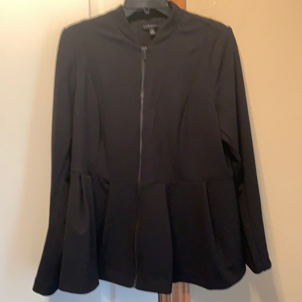 LB- Black peplum blazer